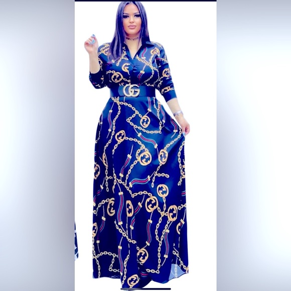 Sexy Long Form Fitted Dress - Picture 1 of 1